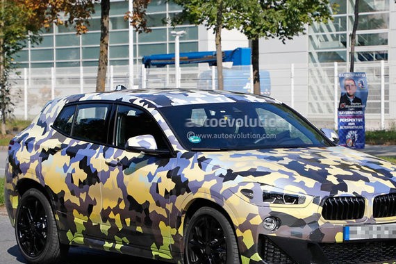 宝马X2最新路试谍照 有望北美车展亮相