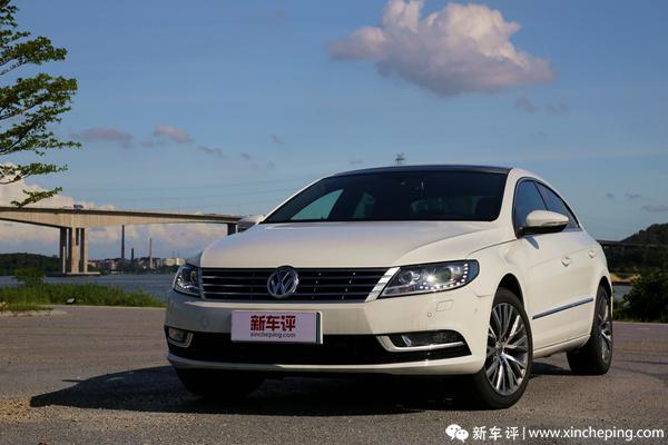 一汽大众CC实拍:颜值轿跑实力派,安全与科技并行