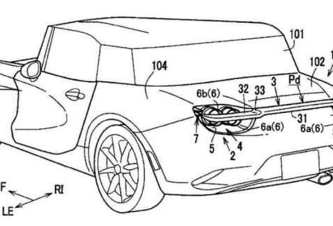 马自达递交新型尾翼专利 或率先搭载于新款RX跑车