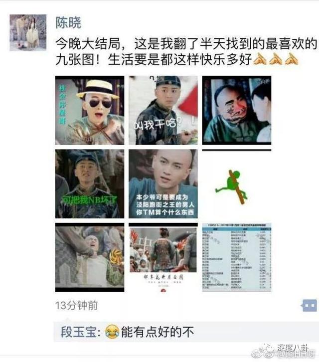 陈晓的微信头像，暴露了他和陈妍希的恩爱秘密