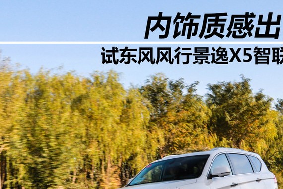 试东风风行景逸X5智联版 内饰质感出色