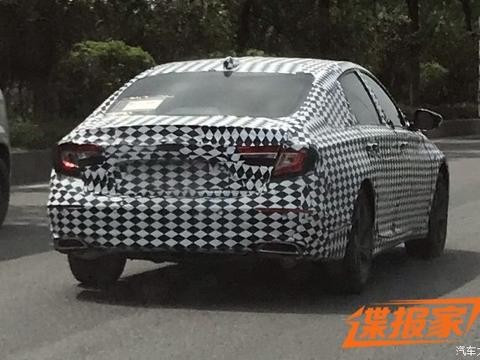 褪去部分伪装 曝全新雅阁最新国内谍照