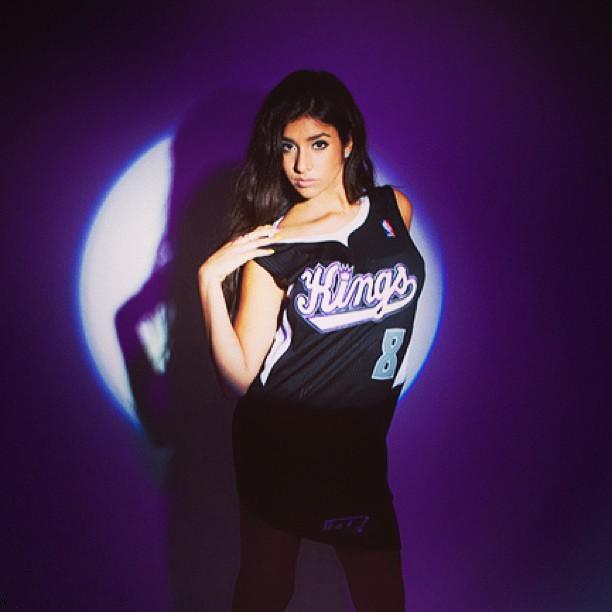 NBA最美的女神安佳丽，天使面容魔鬼身材，最后一张让人羡慕