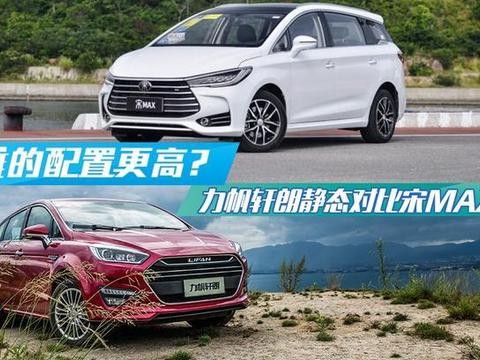 谁的配置更高？力帆轩朗静态对比宋MAX
