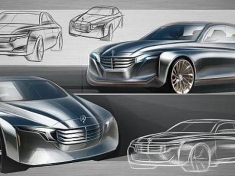 更加霸气豪华 全新奔驰S级效果图曝光