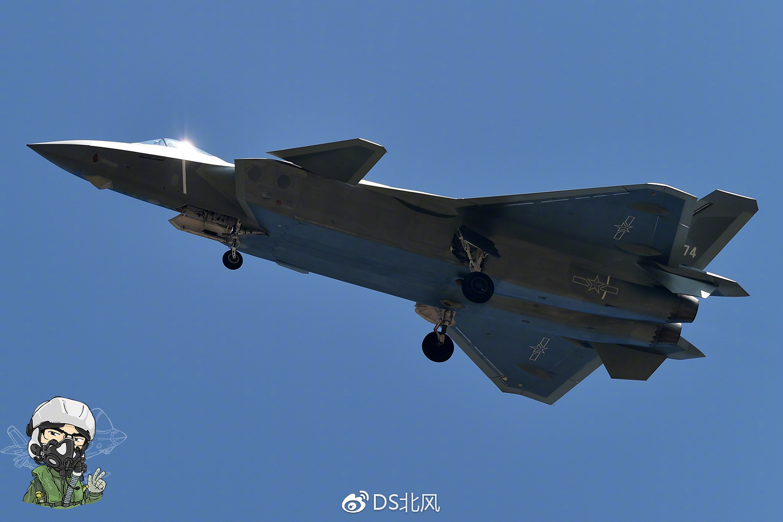 威龙霸天--中国歼-20战斗机合金成品模型测评