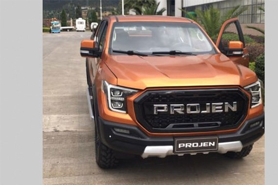 铂骏全新皮卡谍照 外形与F-150猛禽相似