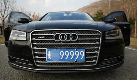 村里叔叔开奥迪回家，W12顶配车型，车牌数字让村民感慨！