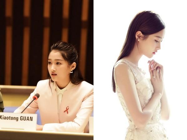 关晓彤英文演讲吸百万热搜! 低头看遭酸「背稿子」