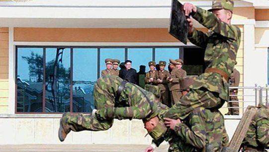 让你见识朝鲜特种兵到底有多狠,比斧头帮还厉