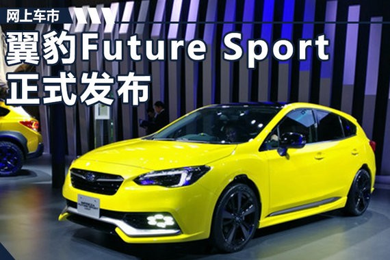 斯巴鲁翼豹概念车正式发布 采用中置双排气筒
