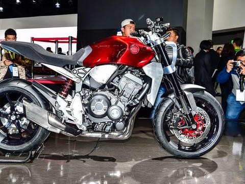 2017东京车展本田摩托车展出全新Cafe Racer Concept配四缸引擎