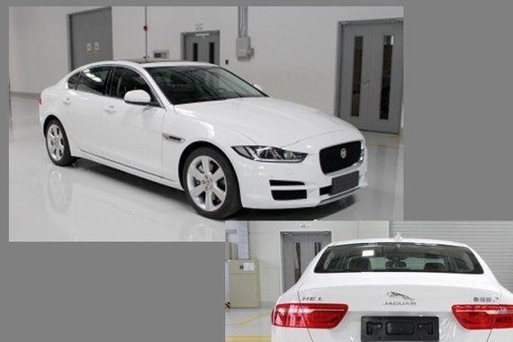 曝国产捷豹XEL内饰谍照 轴距加长100mm