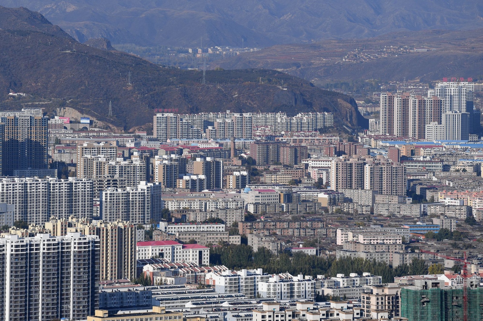 重阳节登高望远 张家口全景尽收眼底