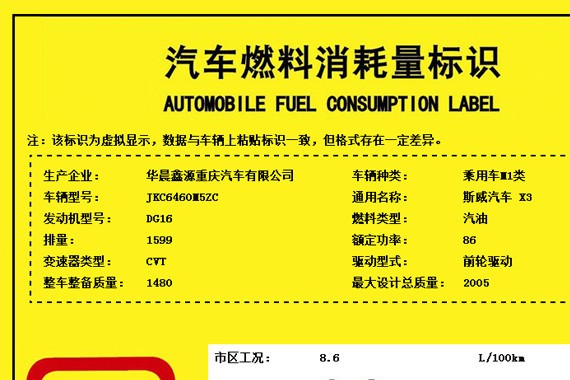 斯威X3将增自动挡车型 四季度正式上市