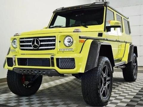 17款4.0T奔驰G500分时四驱七速体验G500登封造极4×4现车颜色齐全