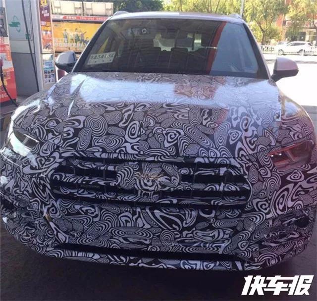 国产奥迪全新Q5L谍照曝光,内饰我给90分!