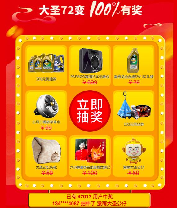 汽车电商大圣车服开启双11大战:怒砸一亿,战