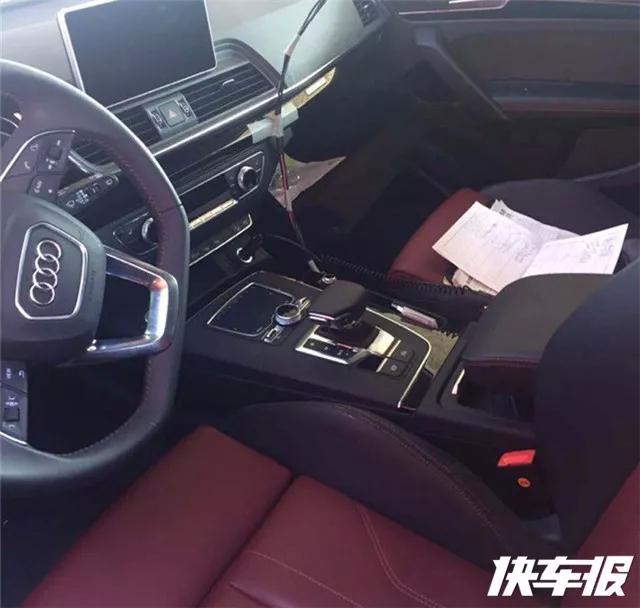 国产奥迪全新Q5L谍照曝光,内饰我给90分!