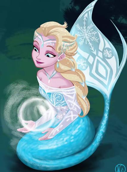 迪士尼公主美人鱼图片