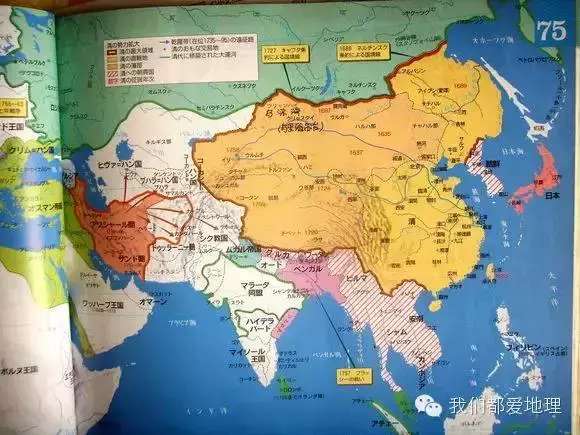 日本教科书中的中国历史地图, 难得一见, 发人深
