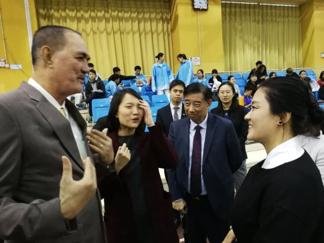 菲律宾青少年乒乓球交流团到访北京