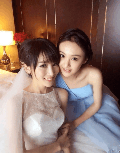 谢楠与吴京婚礼的伴娘竟是郑爽
