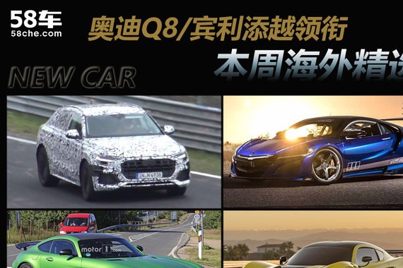 奥迪Q8/宾利添越领衔 一周海外重点新车
