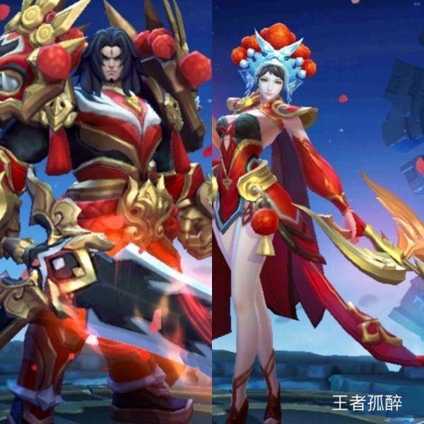 王者荣耀:十对情侣装英雄,最后一对让人无言以对