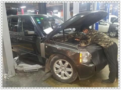 北京路虎揽胜清洗进气道节气门,解决怠速抖动油耗大问题