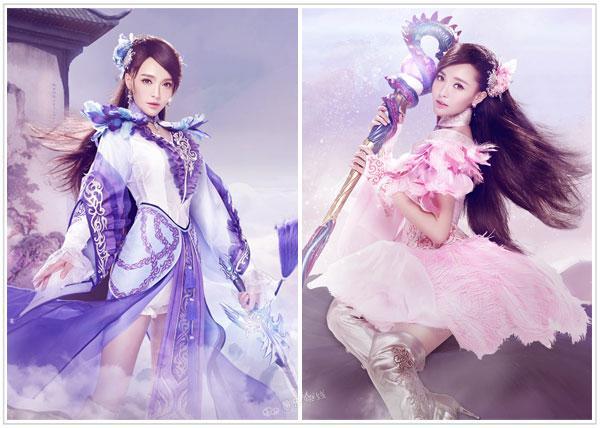 女明星cosplay,女武神cos 真人 娱乐圈美女明星cosplay, 热巴最美, 林心如比张馨予还会玩