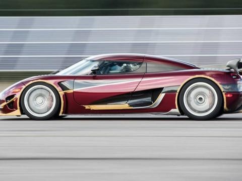 比布加迪Chiron还快，柯尼塞克这款量产跑车刷新吉尼斯世界纪录