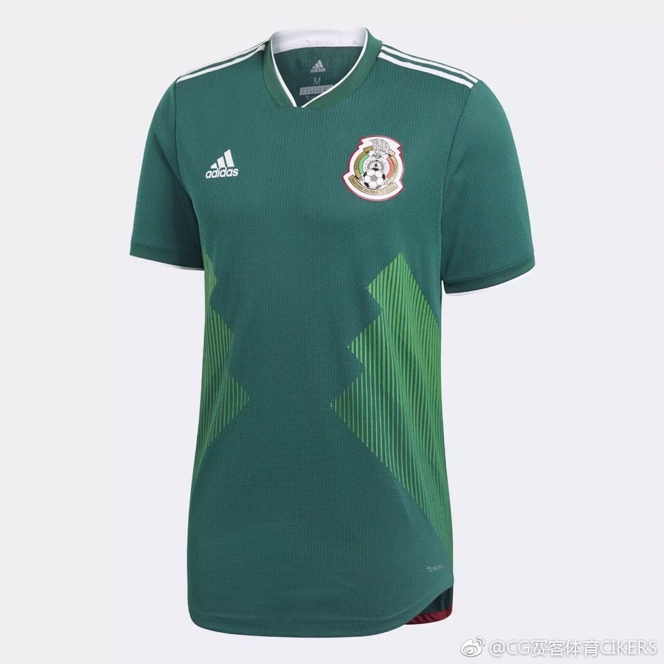 雄鹰展翅!墨西哥国家队2018球衣发布!