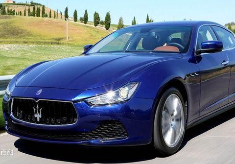 玛莎拉蒂Ghibli波浪式的车身侧面，足以夺人眼球！