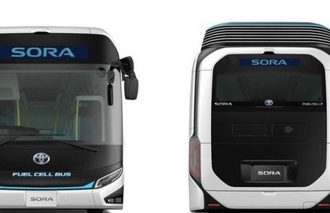 丰田SORA 燃料电池巴士将采用先进复合材质车顶减重增加续航