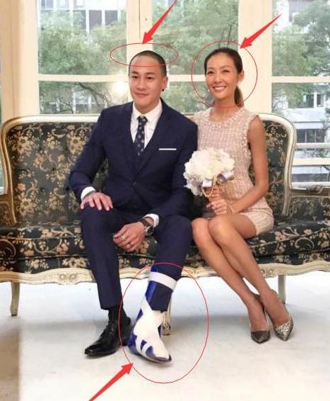何润东夫妇婚纱照首次曝光，而粉丝们却关心他的发型腿和老婆肤色