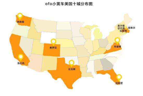 ofo小黄车掀起迈阿密风云 拿下北美第10城