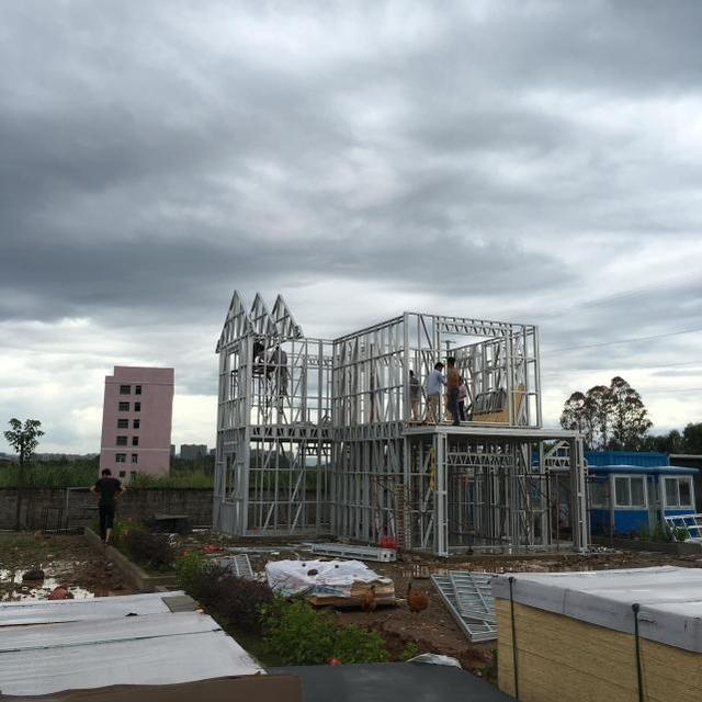 实拍河源轻钢别墅建造样板房全过程,带你了解