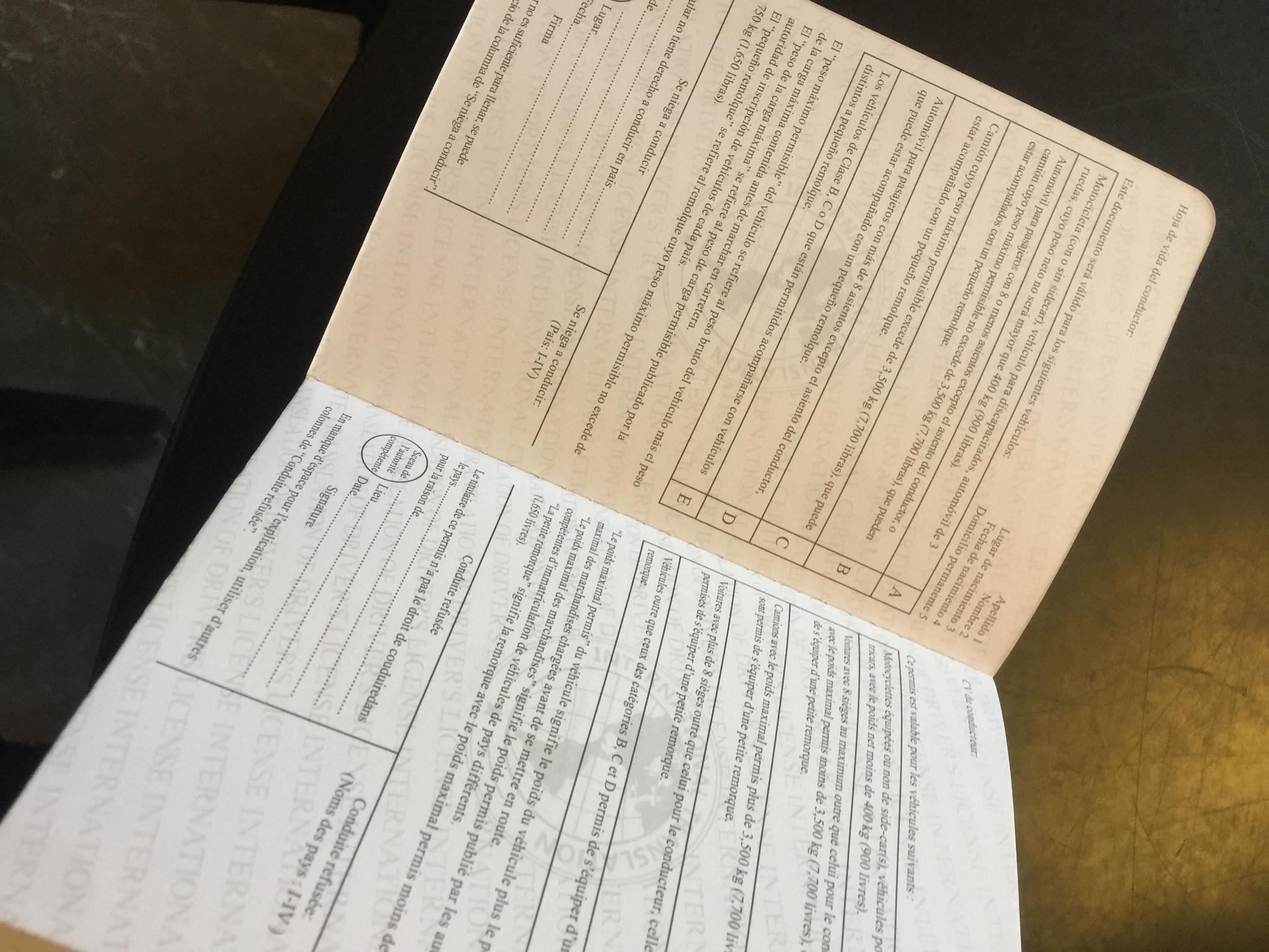 出国驾车必备的国际驾照长啥样…