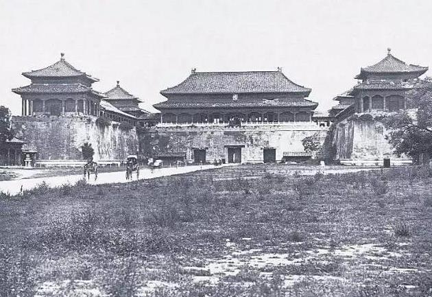 老照片,100年前的北京城