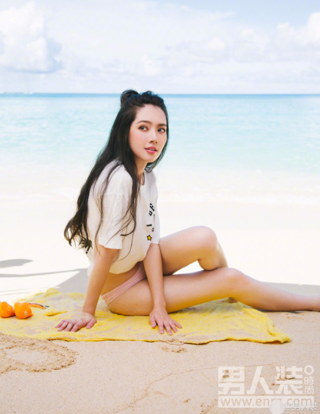 郭碧婷最新男人装大片,她的女神范只出现在写