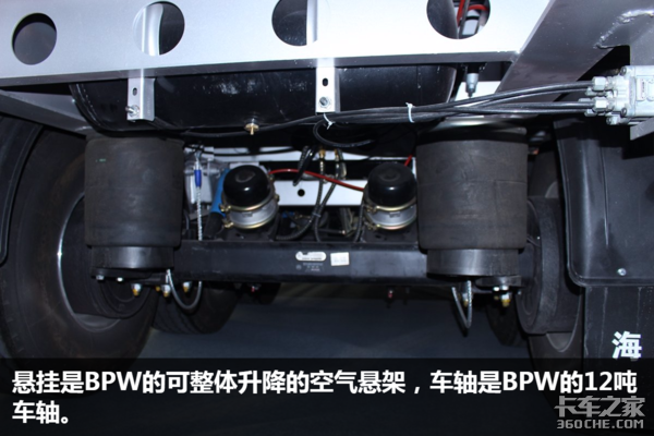 装配约斯特支腿bpw悬架 却没有装配纵梁?这台挂车有点