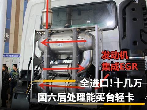 全进口！价格十几万 国六后处理提前看