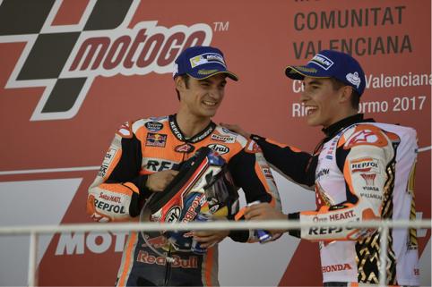 MotoGP\/瓦伦西亚收官之战 Marquez年度第6冠