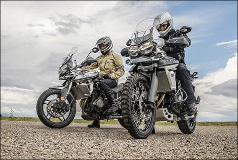 新车介绍2018凯旋Tiger 800 1200探险摩托车 