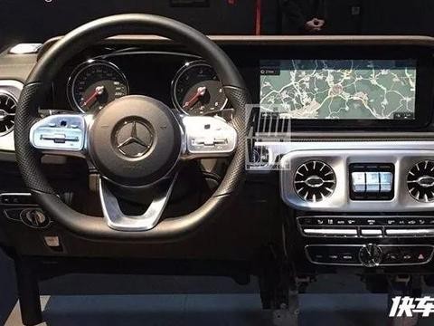 全新奔驰G级内饰曝光，这空调出风口看得我菊花一紧