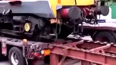 见过卡车运火车没有？还见过火车卸车没有？