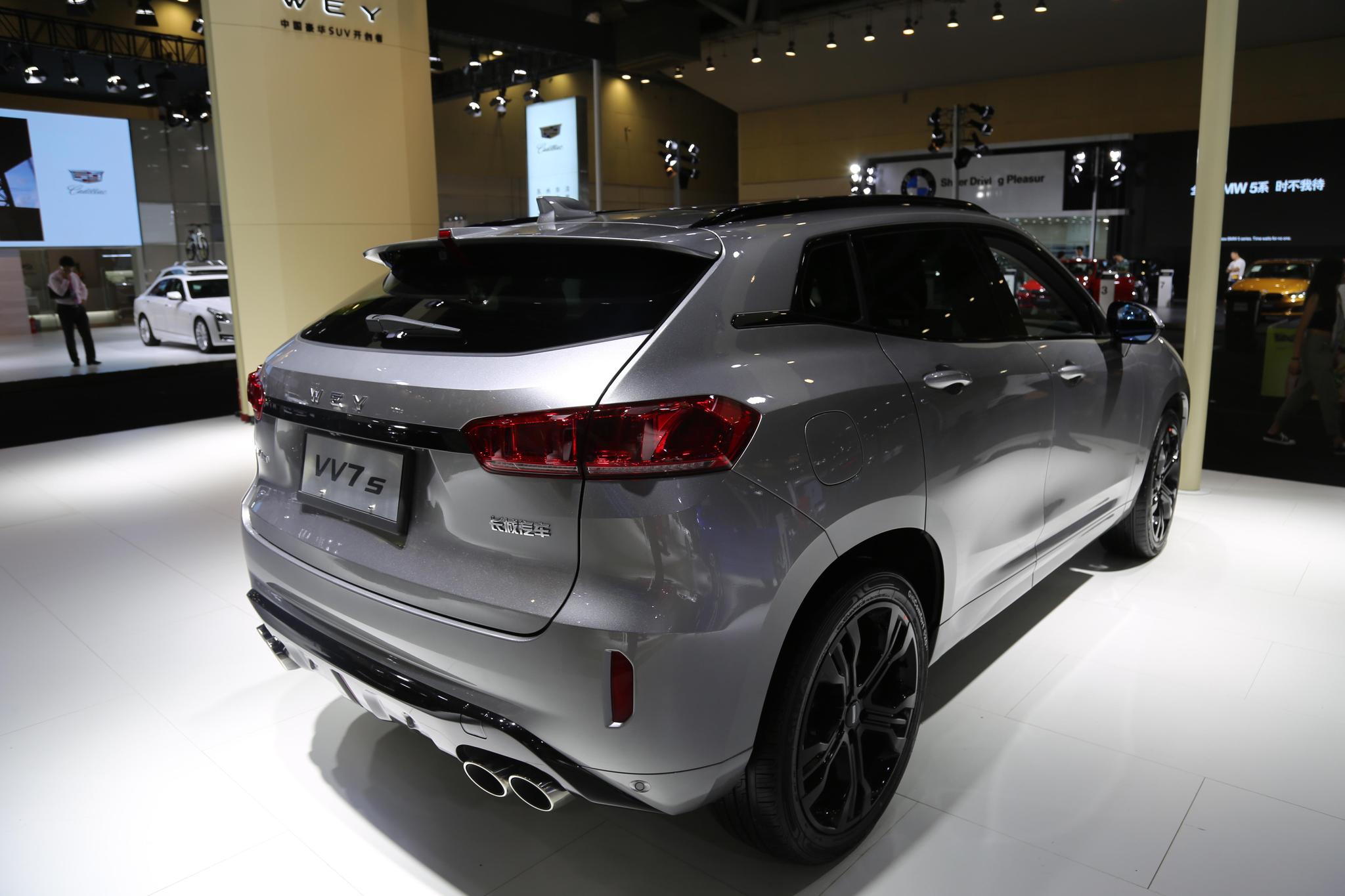 长城WEY汽车VV7s,18万级别豪华SUV,车展实拍!