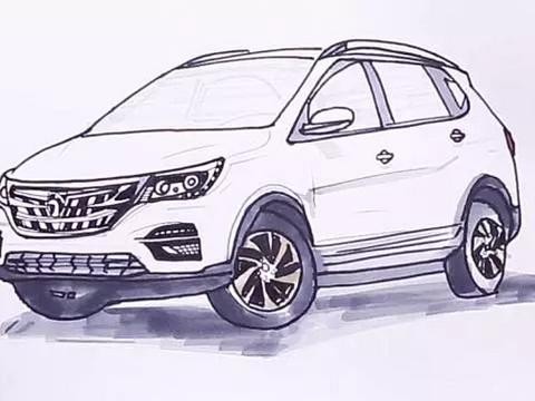 美女手绘评宝骏 大空间+双离合 10万块就拥有