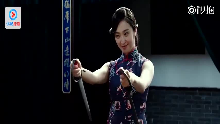 《师父》咏春泰斗搏杀旗袍女,刀法刚猛却被小女子戏耍
